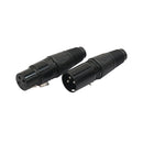10 Pairs Of XLR 3-pin Male To Female Connection Microphone Cable Audio Adapter