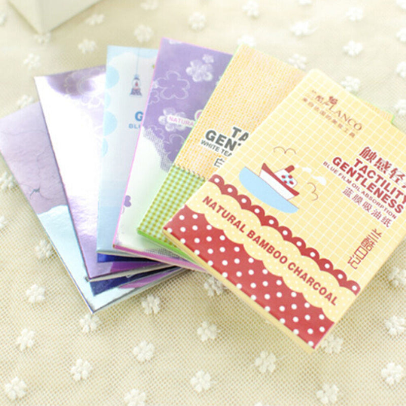 1 Pack Powerful Makeup Facial Oil Control Tissue Oil Absorbing Blotting Paper Gw