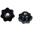 M8 Female Thread ven Star Shaped Head Clamping Nuts Knob Ship F~ii  Hn
