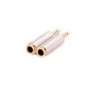 2x Headphone Converter Plug 2.5mm Male to 3.5 mm Female audio Adapter BX