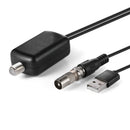 High Gain Low Noise HDTV Antenna Amplifier Signal Booster Antenna Adapter A