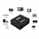 Mini 1080P HDMI Composite to RCA Audio Video AV CVBS Converter Adapter For HD B6