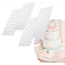 DIY Cake Fondant Impression Mat Cake Border Decorating Tools Grid Pattern