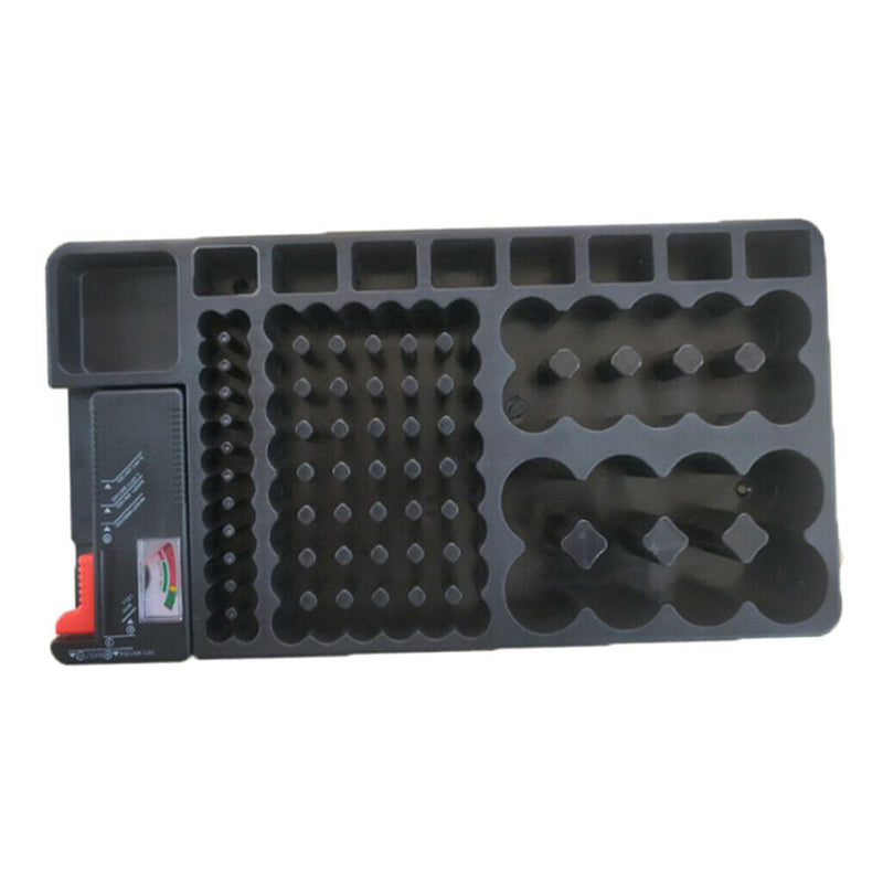 98 Battery Caddy Storage Holder Rack Organizer BT-168  AAA AA D C 9V