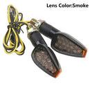 1X 14LED Motorcycle Turn Signal Lamp Amber Light Indicator Universal 12V Fad  fz