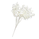 19inch Artificial Eucalyptus Leaves Branch Silk Leaves Green Wedding Decor White