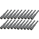 20Pcs Hex Shank Wrench Drive Power Drill Socket Drill Adapter Socket Extension