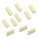 10 Counts Fishing Rod Clips Fluorescent Glow Stick Clip On the Pole Tip Fishing
