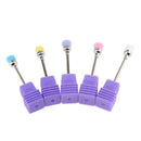 5pcs Electric Nail Art Drill Cleaning Brush Manicure Polishing Tips Brushes