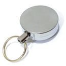 Stainless Steel Retractable Key Chain Recoil Keyring Belt Pull Heavy Cord Wire