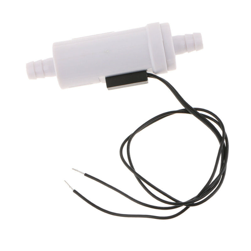 White Inlet Plastic Flow Sensor Magnetic Water Flow Liquid Reed Switch Meter