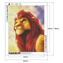 5D DIY Full Drill Diamond Painting The Lion King Cross Stitch Decor (653)