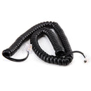 10ft Telephone Handset Phone Extension Cord Coil Line Cable Wire Black AU