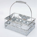 Daily Home Kitchen Storage Dedicated Iron Square Double Plate E2Y4
