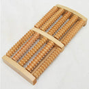 Dual Wood Foot Roller Wood Massage Reflexology Relax-Stress-Relieve-Acupressure
