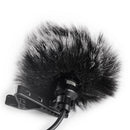 Lapel Lavalier Microphones Furry Windscreen Mic Fur Windshield Wind Muff