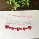 3X Love Banner Design Metal Cutting Dies DIY Scrapbooking Album Paper Card SP