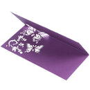 60x New Butterfly Flower Place Table Numbers Guest Seating Name Cards for W W3I3