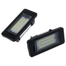 Black PC Audi License Plate Light 24 SMD LED kit No Error A4 B8 A6 S5 Q5