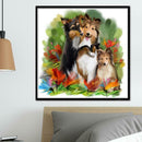 5D DIY Full Drill Diamond Painting Cute Dogs Cross Stitch Embroidery Kits