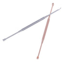 2Pcs Stainless steel earpick ear wax stick remover curette cleaner ear toolsME