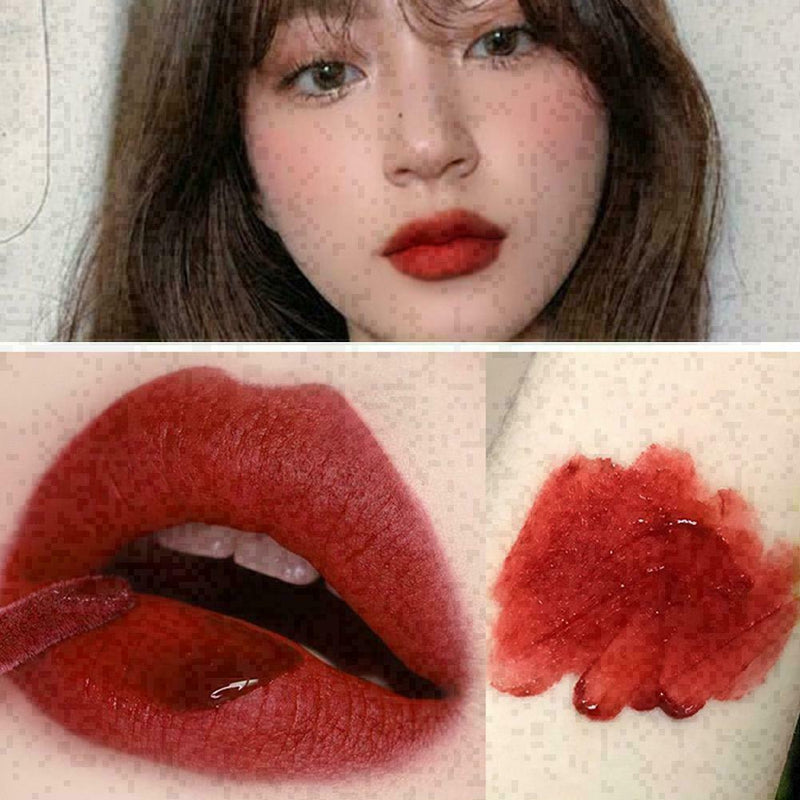 Liquid Lipstick Mirror Surface Lip Gloss Moisturizing Cu Gla Non-stick L5N3 E7F7