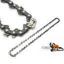 16" Chainsaw Saw Chain Blade Craftsman Pitch 3/8"lp 0.050 Gauge-56dl-Drive-Link-