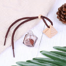 Car diamond shape perfume pendant hanging glass empty bottle 8ml auto orname Gw