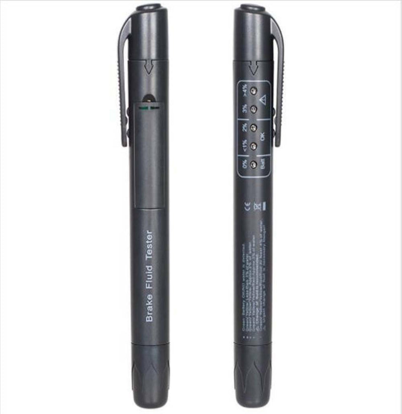 Car Brake Fluid Tester DOT3 DOT4 LED Indicator Moisture Compact Water Test Pen