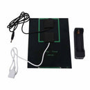New 3.5W 5V Solar Panel With DC35MM Base For 18650 Rechargeable Battery+USB S2Z9