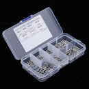 230Pcs M2 Stainless Steel Button Head Hex Socket Screw Nuts Assortment