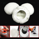 6Pcs Polishing Bonnet Buffer Pads Soft Wool For 5 -6" Car Polisher Universal