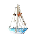 3x Fishing Net Sailing Nautical Wood Ornaments Mediterranean-style Home Deco