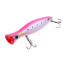 3Pcs Hard Fishing Lure Big Game Popper Lure Trolling Casting Top Water Baits