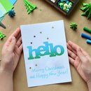 DIY Letter hello Shape Cutting Dies Stencil Scrapbooking Embossing Template A