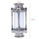 In-Line Sight Glass with Clamp End,Flow Sanitary Straight Sight Glass SUS31