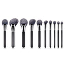 10x Makeup Brushes Nylon Wool with Wooden Handle Eye Shadow Foundation Brush Kit