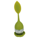 Stainless steel infuser tea strainer lid with silicone Green U8I5