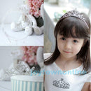 Kids Girl Princess Rhinestone Crown Children Wedding Cute Prom Tiara Headband