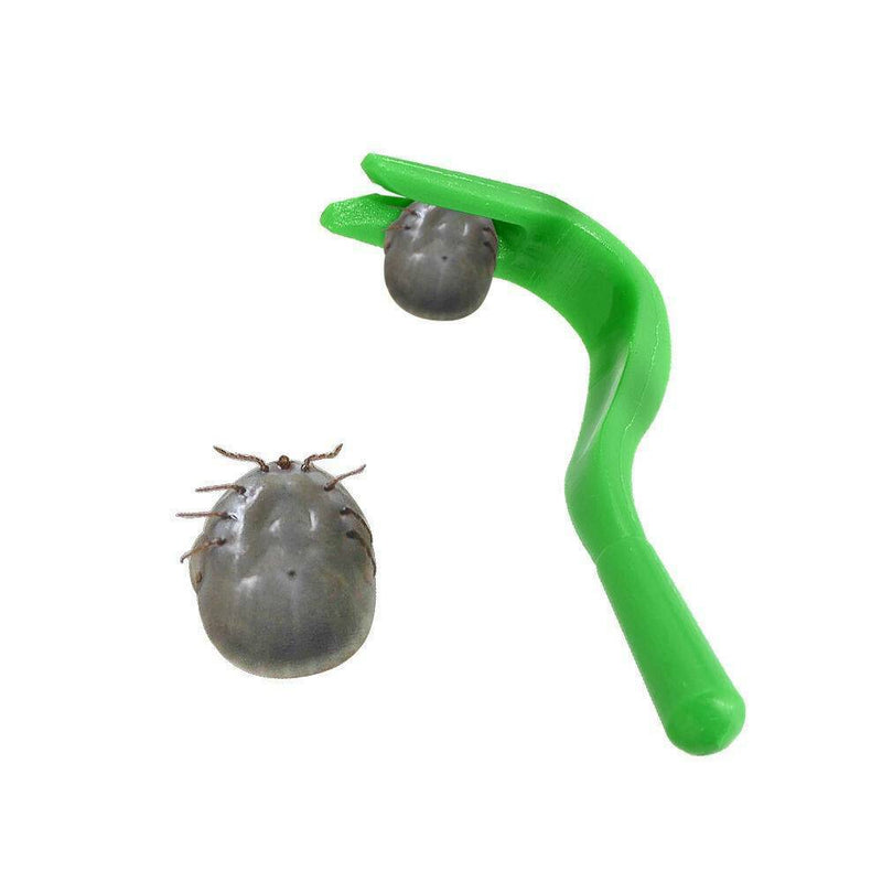 4pcs 2 Size TICK REMOVER HOOK DOG RABBIT HORSE CAT HUMAN USEFUL TOOLS