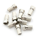 10X RG6 F Plug Connector Satellite Virgin SKY TV Screw Twist Coax Cable AerialM&