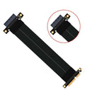4X To 4X PCI-E Extension Cable 180 degree Ribbon Flexible Relocate Cable Ad
