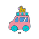 Cartoon Brooches Enamel Badge Shirt Coat Jacket Lapel Pins Gifts (Car)