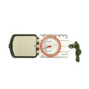 aseplate Map Compass Scale Ruler Magnifying Camping Hiking Fa Orienteering V1N6