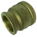 1 Pc Double Female Brass Thread Straight Adapter Connector Fitting DN25xDN20