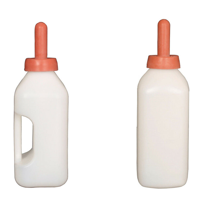 Calf Milk Bottle with Teat Calf Suckle Bottle Nipple for Feeding Calves,