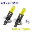 55W H1 Halogen Bulb Yellow 3000K Quartz Glass Car Head Light Auto Light Y4I1