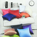 Solid Color Super Soft Cozy Velvet Sofa Pillowcover  Dark Blue_50x50cm