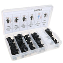 6 Size100pcS Tools Car Body Plastic Push Pin Clips Fender Bumper Fasteners Ri 3C