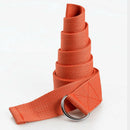 1Pcs Yoga Pilate Cotton 180cm Yoga Stretch Strap D-ring Belt Stretching Band